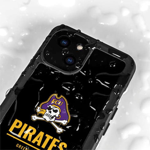 East Carolina University Pirates Greenville NC iPhone 15 Waterproof Case